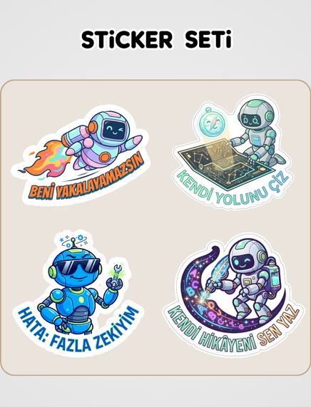 Robonlar / Bir Kaçış Operasyonu Sticker Seti