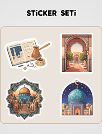 Kayıp Coğrafyanın İzinde: Doğu Türkistan Seyahatnamesi Sticker Seti