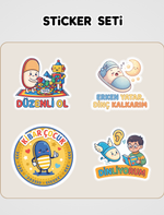 Uçan Anne Terliği Sticker Seti