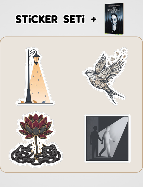 Sıfır Noktasındaki Kadın ve Sticker Seti