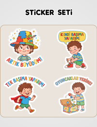 Büyüdüm Ben! Sticker Seti