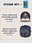 Gece Açan Çiçekler ve Sticker Seti