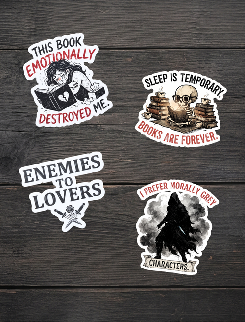 Sonsuz Sicim ve BookTok Sticker Seti