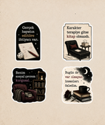 Kocamın Karısı Kitabı Sticker Seti