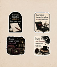 Kocamın Karısı Kitabı Sticker Seti