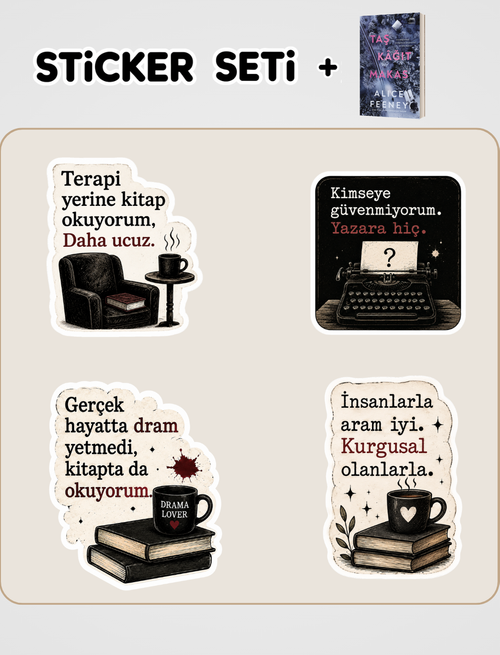 Taş Kağıt Makas Kitabı ve Sticker Seti