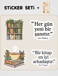Bahçıvan ve Ölüm Kitabı ve Sticker Seti