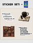 Hizmetçi Kitabı ve Sticker Seti
