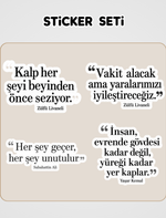 Türk Edebiyatı Sticker Seti