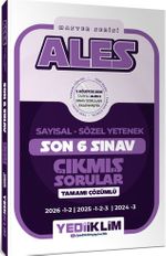 ALES Sayısal Sözel Yetenek Tamamı Çözümlü Son 6 Sınav Çıkmış Sorular