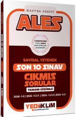 ALES Sayısal Yetenek Tamamı Çözümlü Son 10 Sınav Çıkmış Sorular