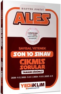 ALES Sayısal Yetenek Tamamı Çözümlü Son 10 Sınav Çıkmış Sorular