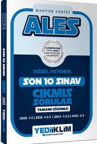 ALES Sözel Yetenek Tamamı Çözümlü Son 10 Sınav Çıkmış Sorular