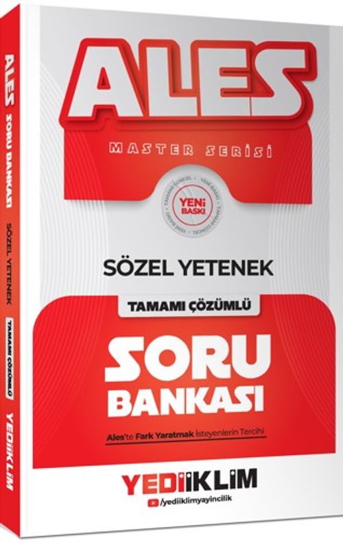 ALES Sözel Yetenek Tamamı Çözümlü Soru Bankası