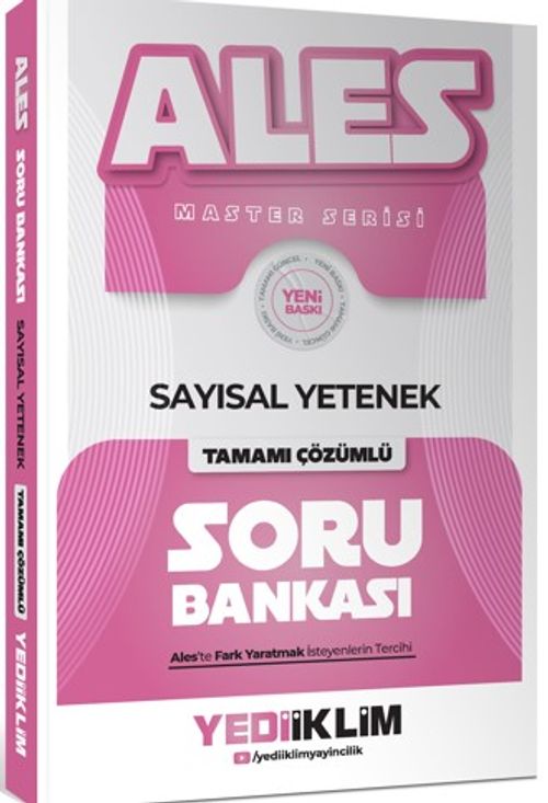 ALES Sayısal Yetenek Tamamı Çözümlü Soru Bankası