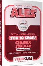 ALES Sayısal Sözel Yetenek Tamamı Çözümlü Son 10 Sınav Çıkmış Sorular