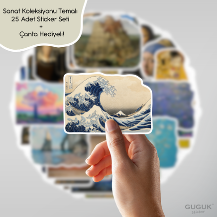 Sanat Koleksiyonu Sticker Seti
