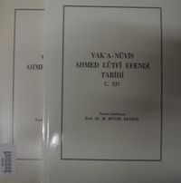 Vak'a-Nüvis Ahmed Lütfi Efendi Tarihi / C. XII- XIV (2 Cilt) / 4-C-14