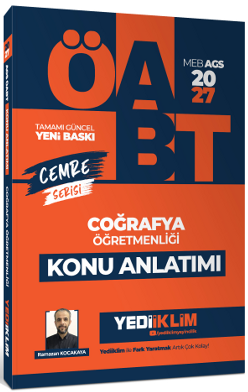2027 MEB AGS ÖABT Cemre Serisi Coğrafya Öğretmenliği Konu Anlatımı