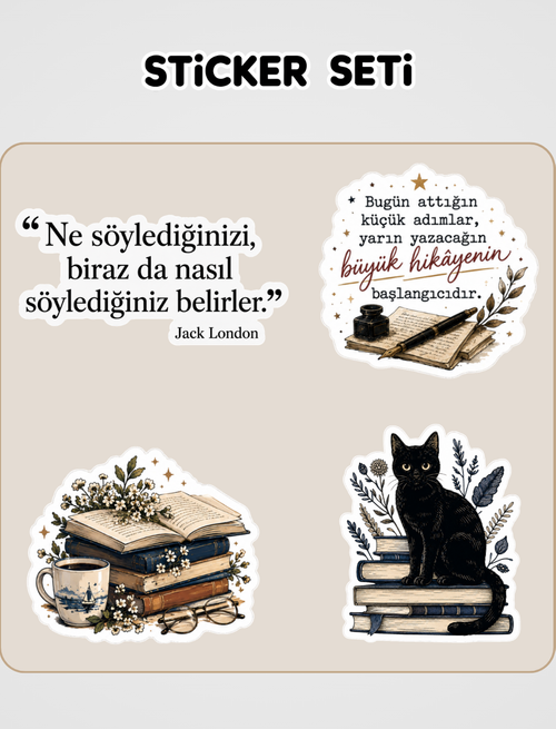 Martin Eden Sticker Seti