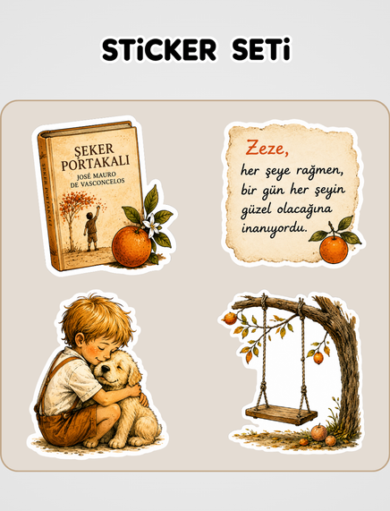 Şeker Portakalı Sticker Seti 9.90 TL - Tıkla ve Keşfet