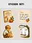 Şeker Portakalı Sticker Seti 9.90 TL - Tıkla ve Keşfet