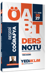 2027 MEB AGS ÖABT Beşeri Coğrafya Ders Notu