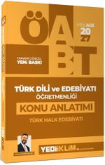 2027 MEB AGS ÖABT Türk Dili ve Edebiyatı Öğretmenliği Türk Halk Edebiyatı Konu Anlatımı