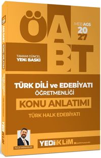 2027 MEB AGS ÖABT Türk Dili ve Edebiyatı Öğretmenliği Türk Halk Edebiyatı Konu Anlatımı