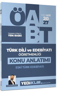 2027 MEB AGS ÖABT Türk Dili ve Edebiyatı Öğretmenliği Eski Türk Edebiyatı Konu Anlatımı