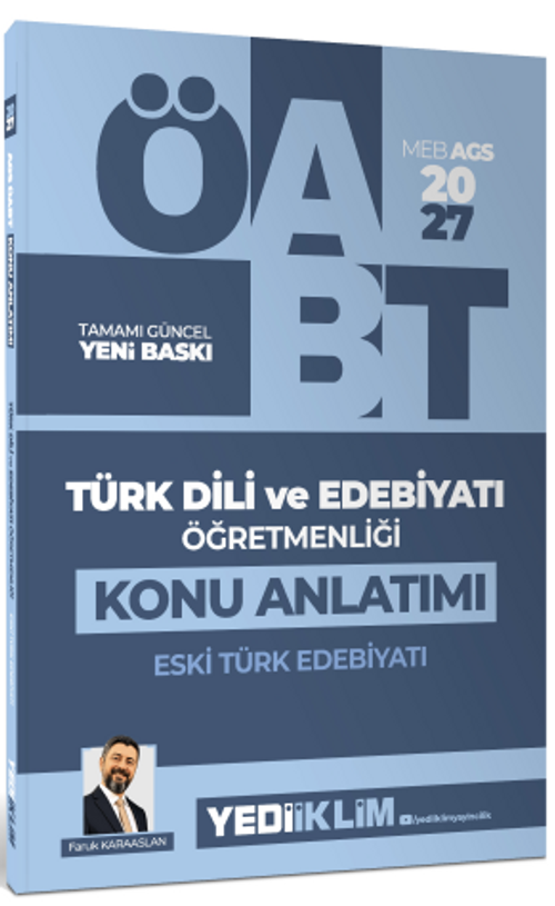 2027 MEB AGS ÖABT Türk Dili ve Edebiyatı Öğretmenliği Eski Türk Edebiyatı Konu Anlatımı