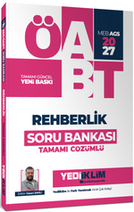 2027 MEB AGS ÖABT Rehberlik Tamamı Çözümlü Soru Bankası