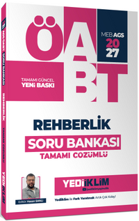 2027 MEB AGS ÖABT Rehberlik Tamamı Çözümlü Soru Bankası