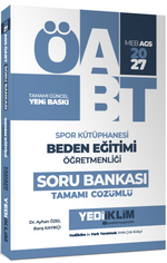 2027 MEB AGS ÖABT Spor Kütüphanesi Beden Eğitimi Öğretmenliği Tamamı Çözümlü Soru Bankası