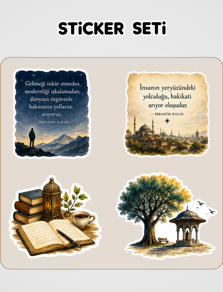 Heidegger'in Kulübesine Yolculuk Sticker Seti 9.90 TL - Tıkla ve Keşfet