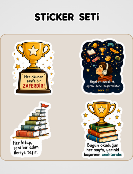 Babası Kılıklı Sticker Seti 9.90 TL - Tıkla ve Keşfet