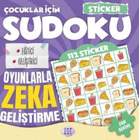 Çocuklar İçin Sudoku / Sticker Hediyeli Zor Seviye 4