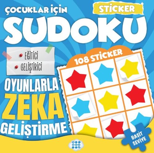 Çocuklar İçin Sudoku / Sticker Hediyeli Basit Seviye 3