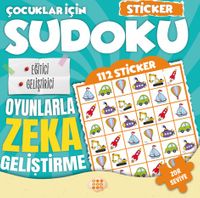 Çocuklar İçin Sudoku / Sticker Hediyeli Zor Seviye 1