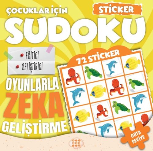 Çocuklar İçin Sudoku / Sticker Hediyeli Orta Seviye 2