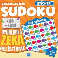 Çocuklar İçin Sudoku / Sticker Hediyeli Zor Seviye 3