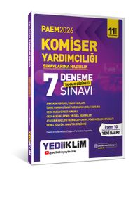 PAEM Komiser Yardımcılığı Sınavlarına Hazırlık Tamamı Çözümlü 7 Deneme Sınavı