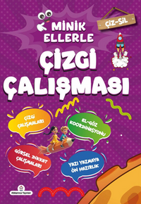 Minik Ellerle Çiz-Sil Çizgi Çalışması