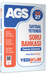 2027 MEB AGS Sayısal Yetenek Tamamı Çözümlü Soru Bankası
