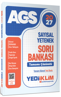 2027 MEB AGS Sayısal Yetenek Tamamı Çözümlü Soru Bankası