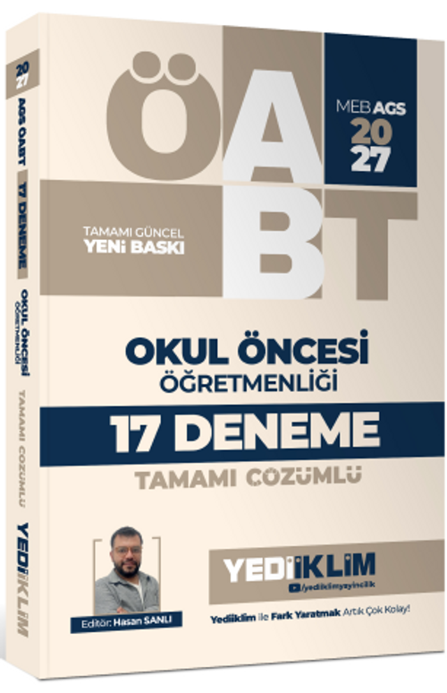 2027 MEB AGS ÖABT Okul Öncesi Öğretmenliği Tamamı Çözümlü 17 Deneme
