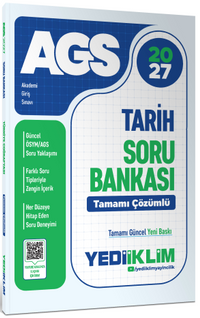 2027 MEB AGS Tarih Tamamı Çözümlü Soru Bankası