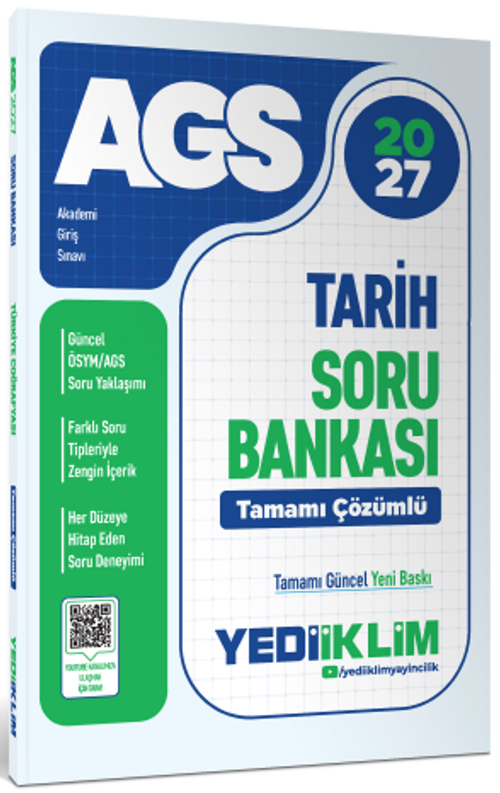 2027 MEB AGS Tarih Tamamı Çözümlü Soru Bankası