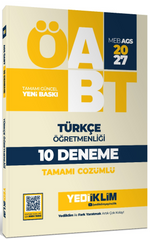 2027 MEB-AGS ÖABT Türkçe Öğretmenliği Tamamı Çözümlü 10 Deneme