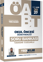 2027 MEB AGS ÖABT Okul Öncesi Öğretmenliği Tamamı Çözümlü Soru Bankası